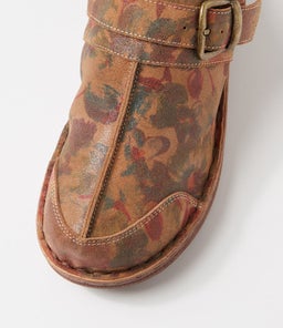 NYLA CF TAN FLORAL LEATHER