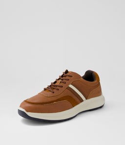GUNSTON CF DARK TAN TUMBLE LEATHER