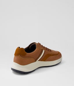 GUNSTON CF DARK TAN TUMBLE LEATHER
