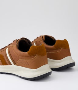 GUNSTON CF DARK TAN TUMBLE LEATHER