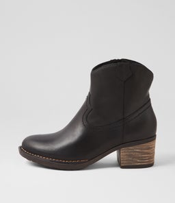 BENSON CF BLACK LEATHER