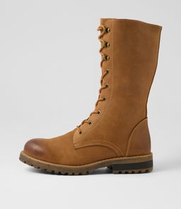 ARGYLE CF TAN WAXY LEATHER