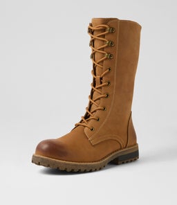 ARGYLE CF TAN WAXY LEATHER