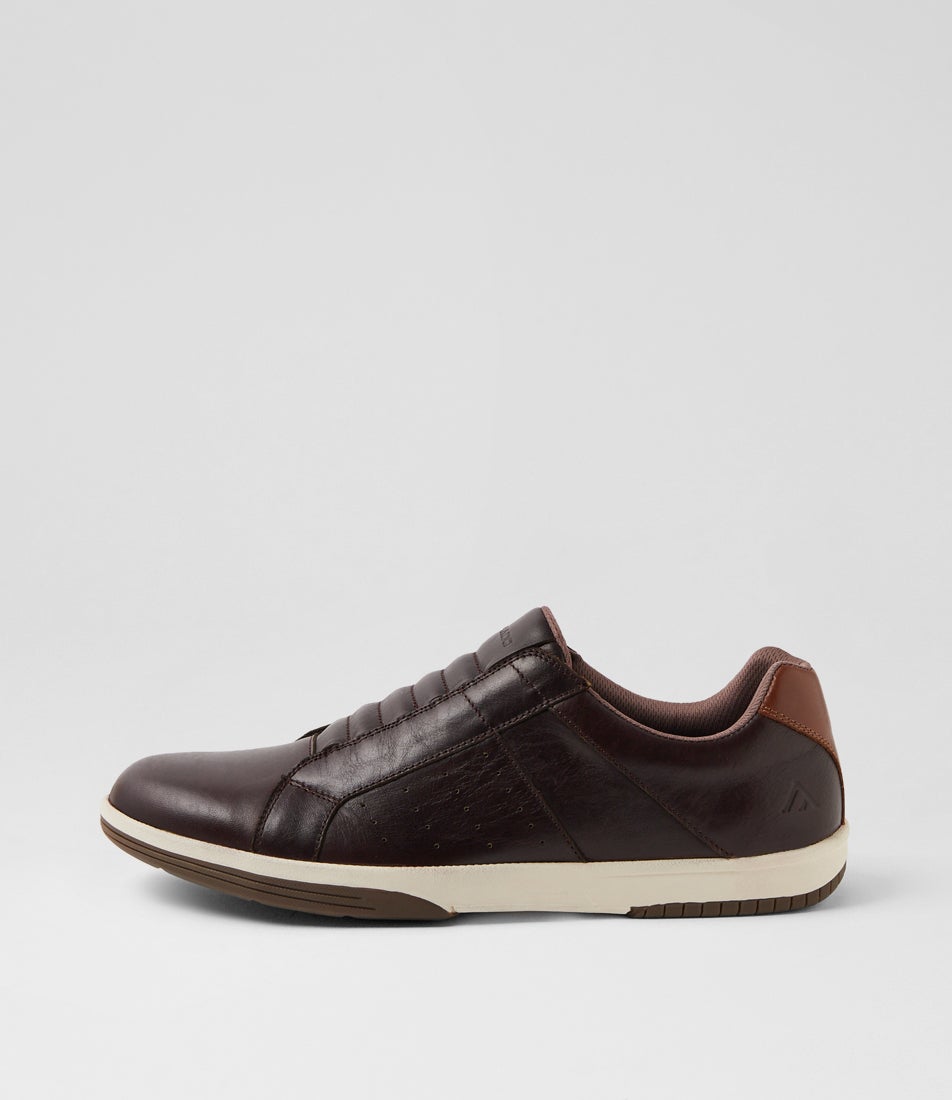 Viyo Chocolate Pull Up Leather Sneakers Viyo Chocolate Pull Up Leather Sneakers