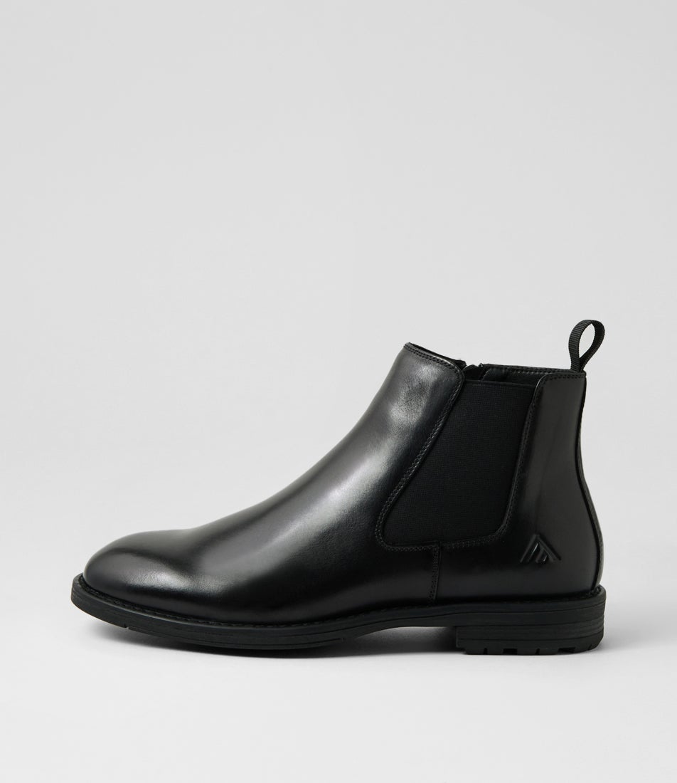 Braga Black Leather Chelsea Boots Braga Black Leather Chelsea Boots