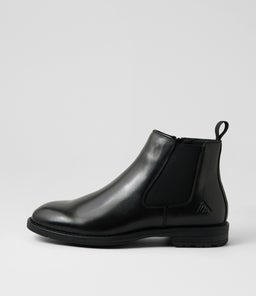 BRAGA CF BLACK LEATHER