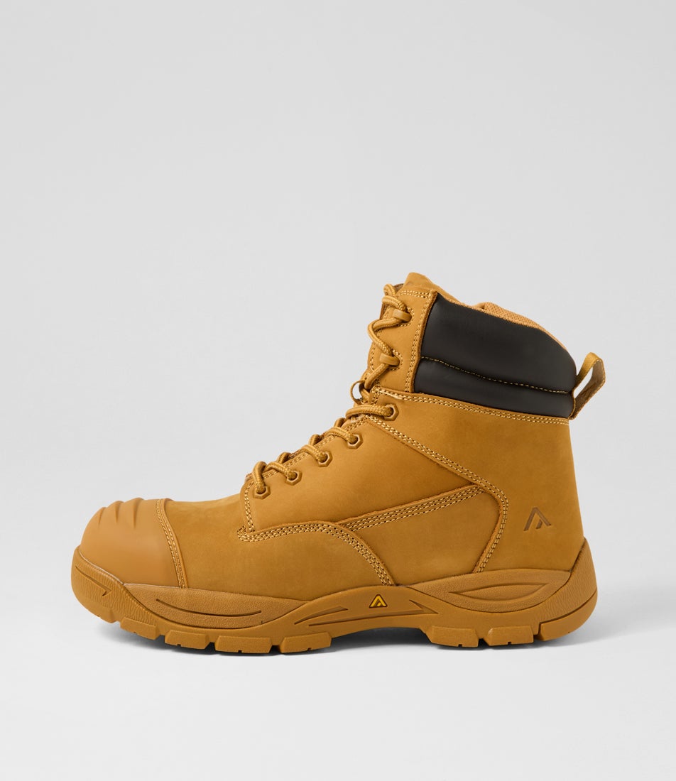 Freca Wheat Nubuck Lace Up Boots