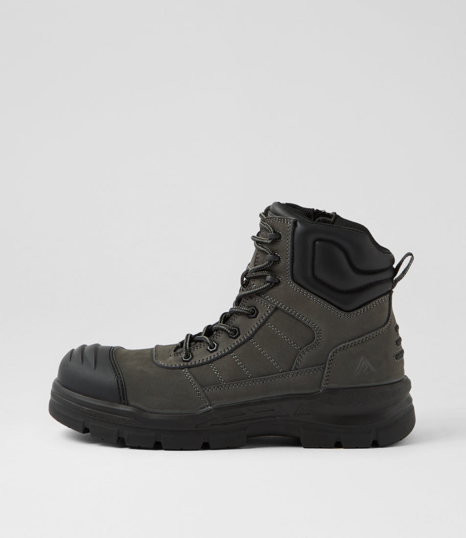 Shoval Dark Grey Nubuck Lace Up Boots Shoval Dark Grey Nubuck Lace Up Boots