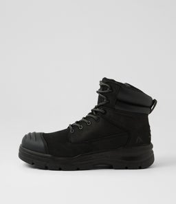 Shreca Black Nubuck Lace Up Boots Shreca Black Nubuck Lace Up Boots
