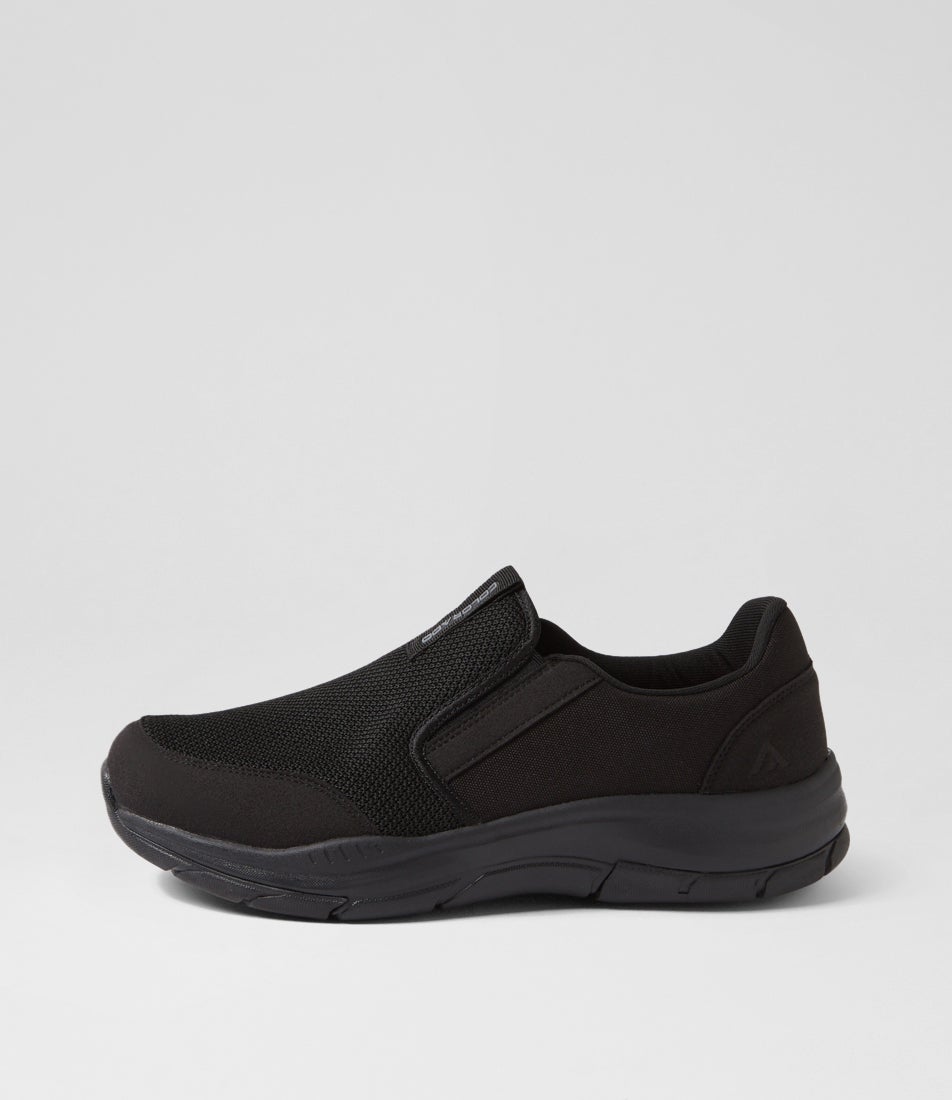 Zake Black Mesh Sneakers