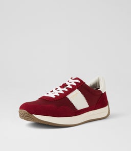 LARNY CF MAROON SUEDE NYLON