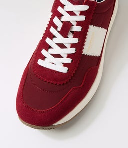 LARNY CF MAROON SUEDE NYLON