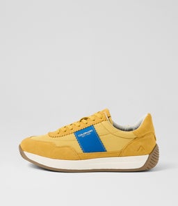 LARNY CF YELLOW BLUE SUEDE NYLON