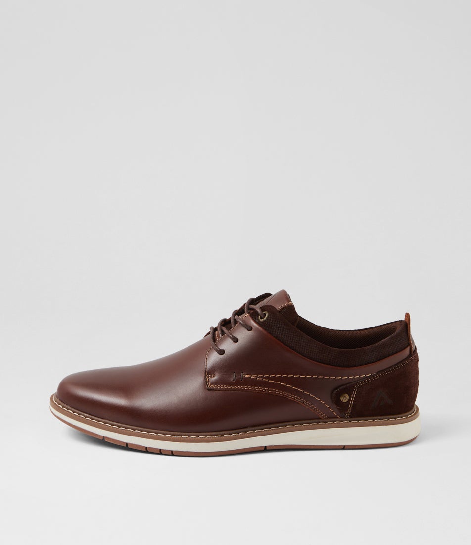 Shaggy Redwood Leather Lace Up Flats