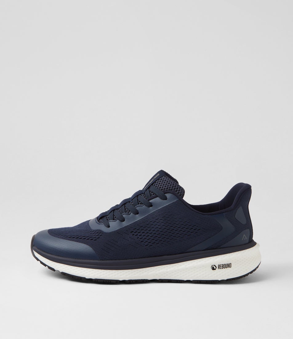 Lug Navy Mesh Sneakers