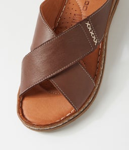 BINDYA CF CHOCOLATE LEATHER
