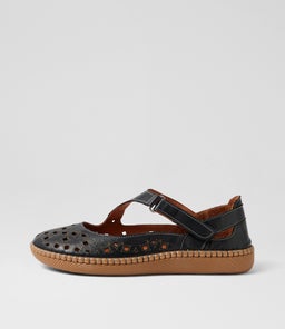 MOLLY CF BLACK LEATHER