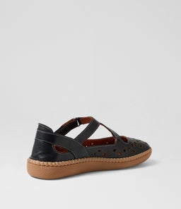 MOLLY CF BLACK LEATHER