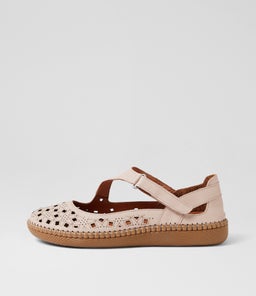 Molly Nude Leather Ballet Flats Molly Nude Leather Ballet Flats