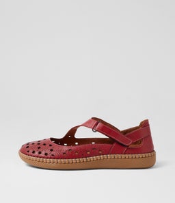 Molly Dark Red Leather Ballet Flats Molly Dark Red Leather Ballet Flats