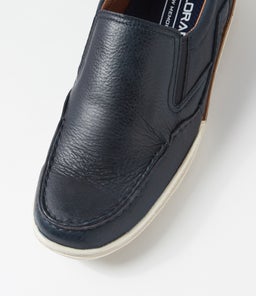 RASPUTIN CF NAVY TUMBLE LEATHER