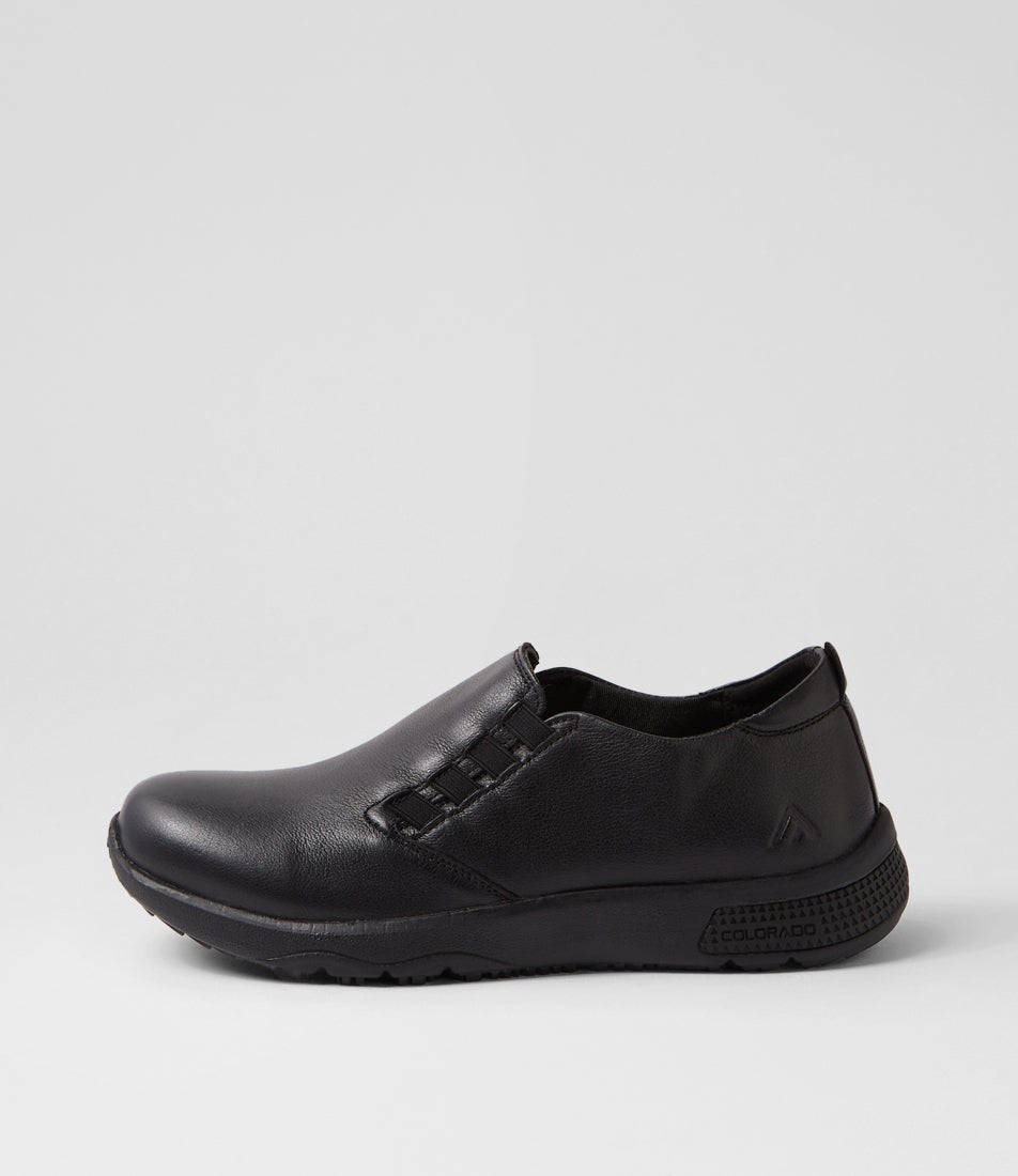 Dirina Black Leather Sneakers