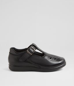 SUMMER JNR E HK CF BLACK LEATHER