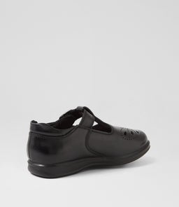 SUMMER JNR E HK CF BLACK LEATHER