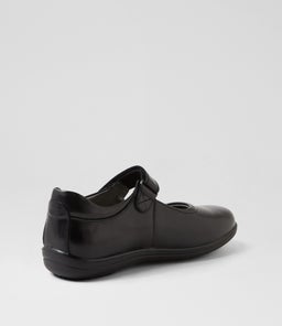 LUNA JNR E CF BLACK LEATHER