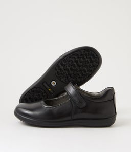 LUNA JNR E CF BLACK LEATHER
