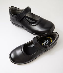 LUNA JNR E CF BLACK LEATHER
