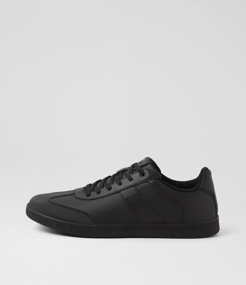 Whale Senior E Lace Black Leather Sneakers Whale Senior E Lace Black Leather Sneakers