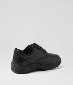 HYBRID JNR E ADJ DB CF BLACK LEATHER