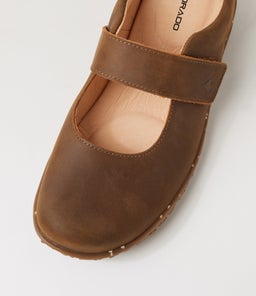 VIERA CF BROWN LEATHER