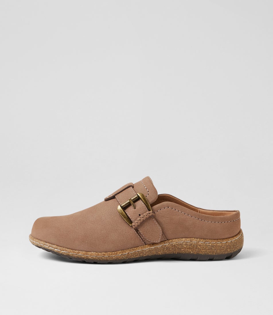 Atwood Taupe Nubuck Flat Shoes Atwood Taupe Nubuck Flat Shoes