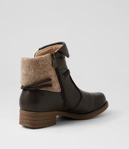 INEZ CF CHOC LEATHER