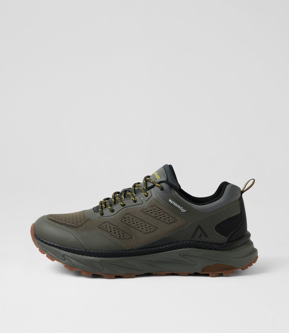 Attila Khaki Fabric Sneakers