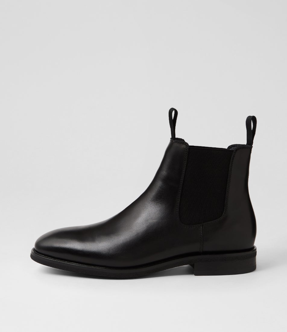 Rodeo Black Leather Chelsea Boots Rodeo Black Leather Chelsea Boots