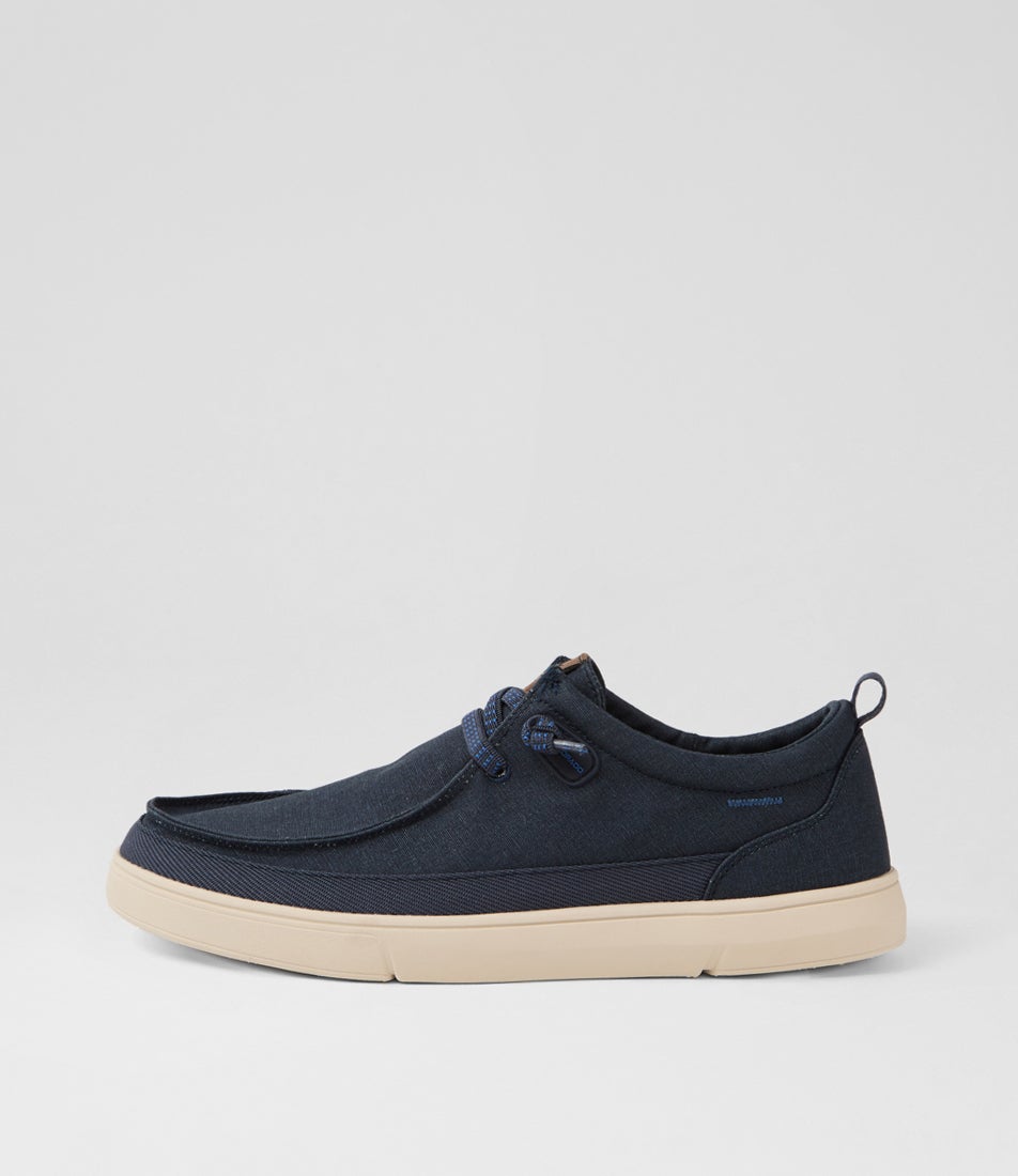 Albee Navy Canvas Sneakers Albee Navy Canvas Sneakers