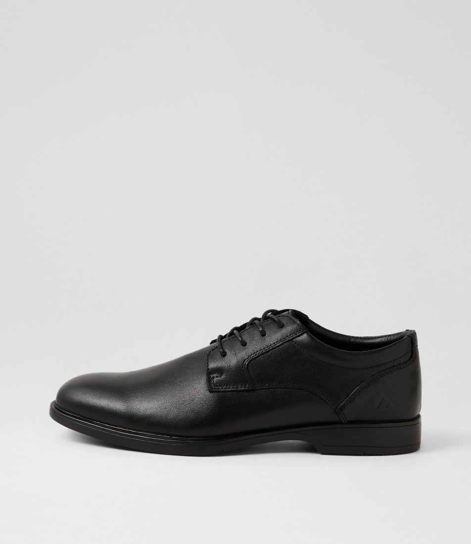 Forum Black Leather Lace Up Flats Forum Black Leather Lace Up Flats