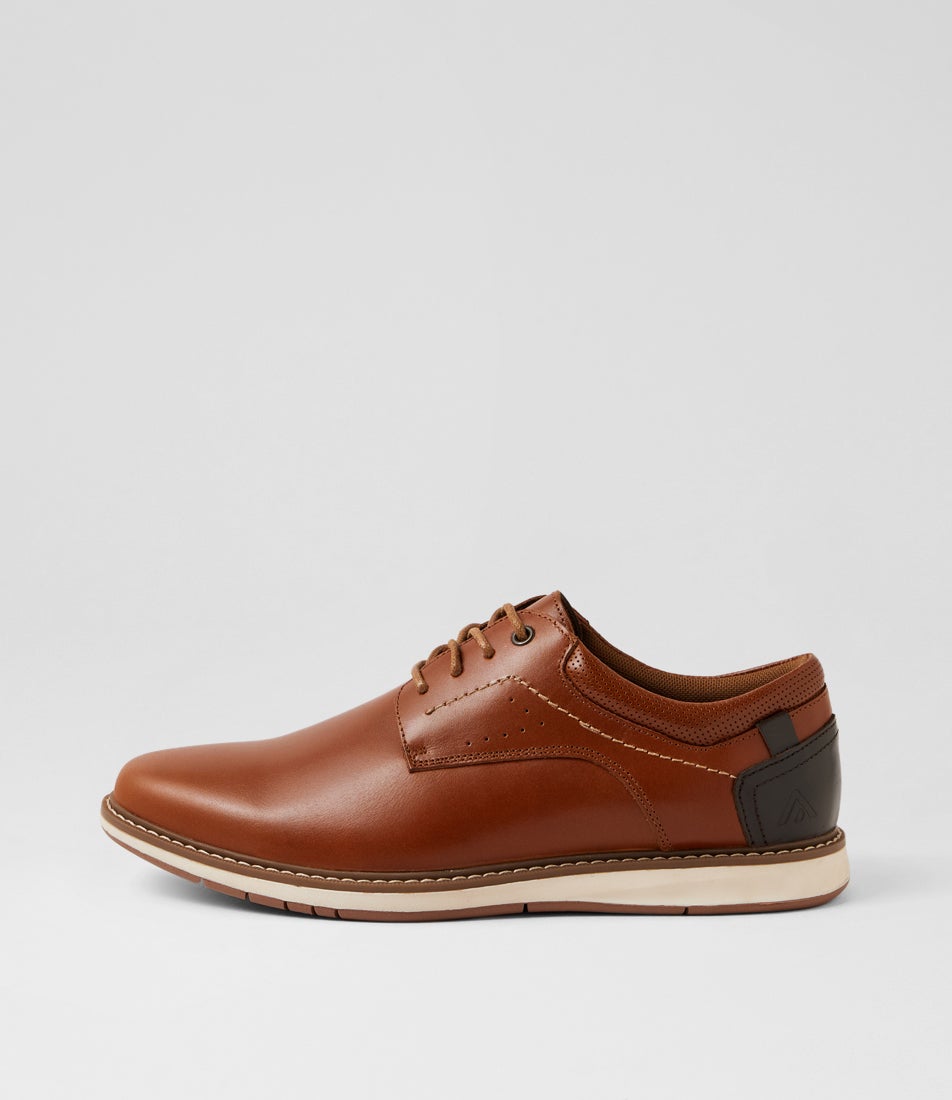 Shargo Tan Leather Lace Up Flats Shargo Tan Leather Lace Up Flats