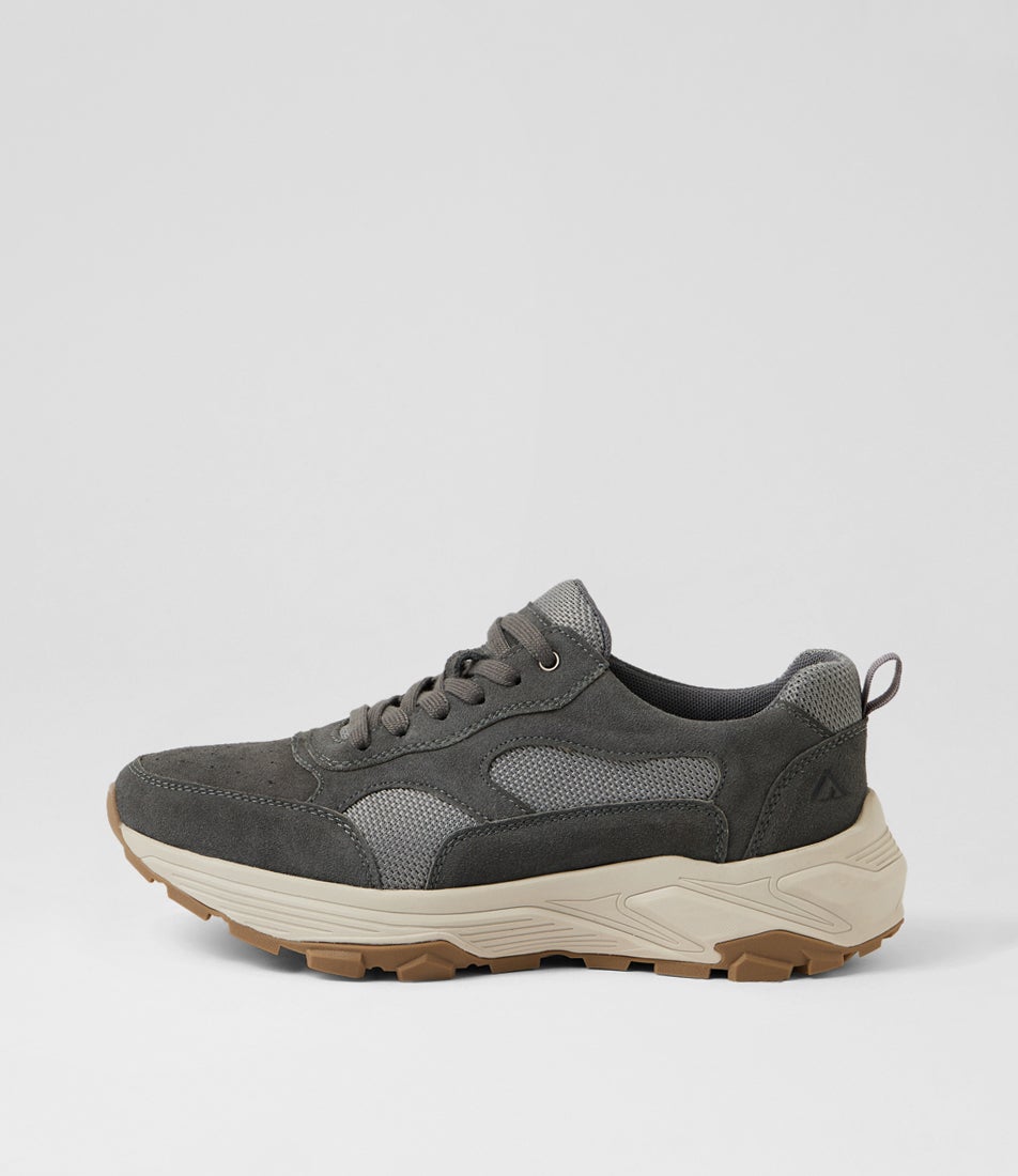 Rolper Grey Suede Sneakers