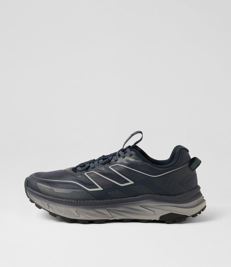 Seeker Navy Lace Up Sneakers