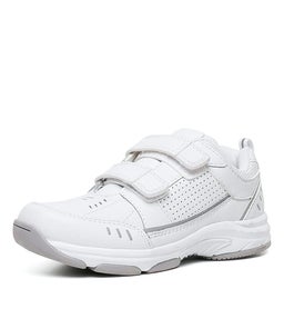 ADVANCE VEL CK WHITE SILVER LEATHER