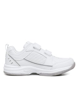 ADVANCE VEL CK WHITE SILVER LEATHER