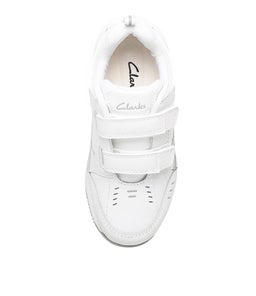 ADVANCE VEL CK WHITE SILVER LEATHER