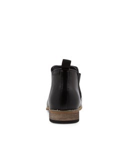 QING BLACK WASHED SOLE SMOOTH