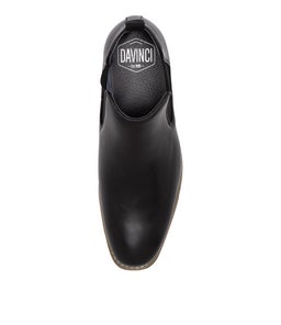 QING BLACK WASHED SOLE SMOOTH