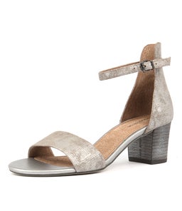 SOCO GREY METALLIC LEATHER