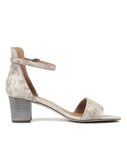 SOCO GREY METALLIC LEATHER
